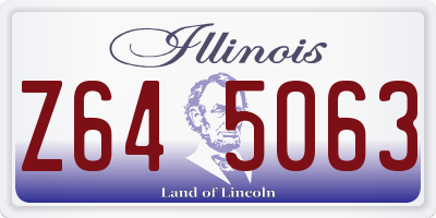 IL license plate Z645063