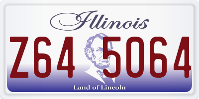 IL license plate Z645064