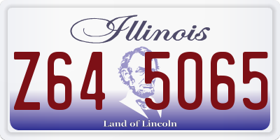 IL license plate Z645065