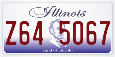IL license plate Z645067