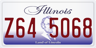 IL license plate Z645068