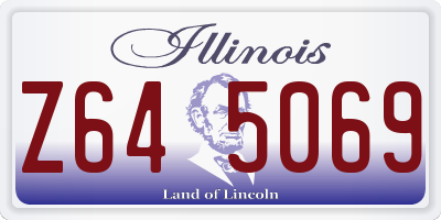 IL license plate Z645069