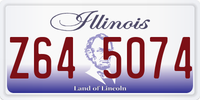 IL license plate Z645074