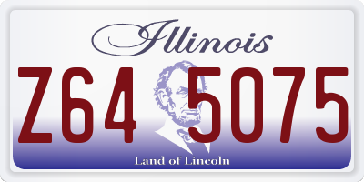 IL license plate Z645075