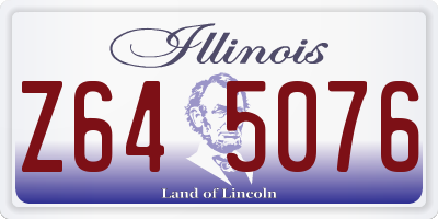 IL license plate Z645076