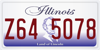 IL license plate Z645078