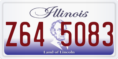 IL license plate Z645083
