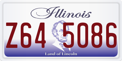 IL license plate Z645086