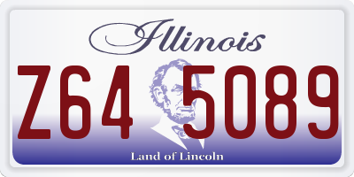 IL license plate Z645089