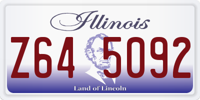 IL license plate Z645092