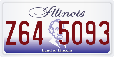 IL license plate Z645093