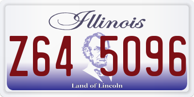 IL license plate Z645096