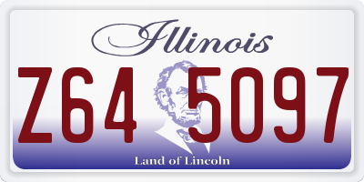 IL license plate Z645097