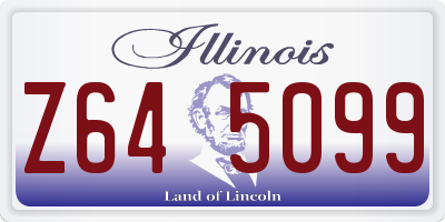 IL license plate Z645099