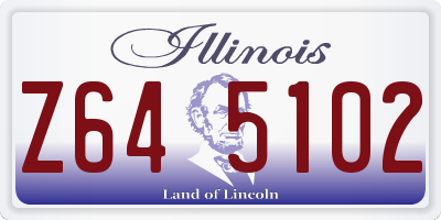 IL license plate Z645102