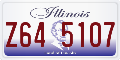 IL license plate Z645107