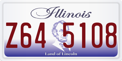 IL license plate Z645108