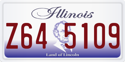 IL license plate Z645109