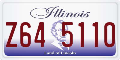 IL license plate Z645110