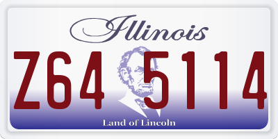 IL license plate Z645114