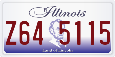 IL license plate Z645115