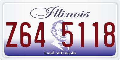IL license plate Z645118
