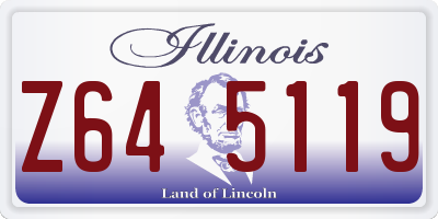 IL license plate Z645119