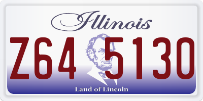 IL license plate Z645130