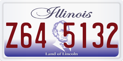 IL license plate Z645132
