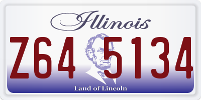 IL license plate Z645134