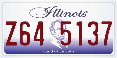 IL license plate Z645137