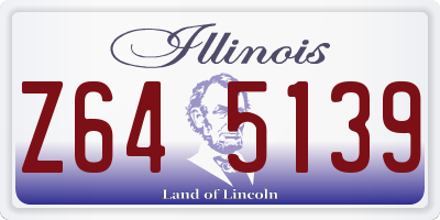 IL license plate Z645139