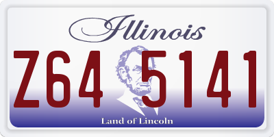 IL license plate Z645141