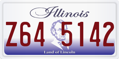 IL license plate Z645142