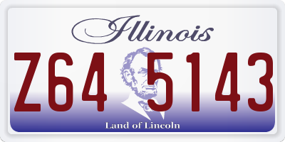 IL license plate Z645143