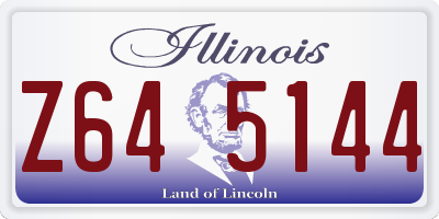 IL license plate Z645144