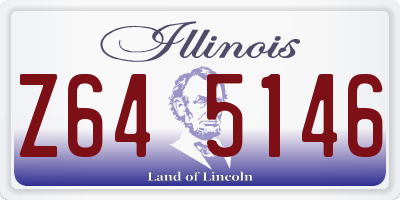 IL license plate Z645146