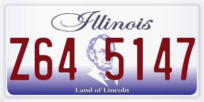 IL license plate Z645147
