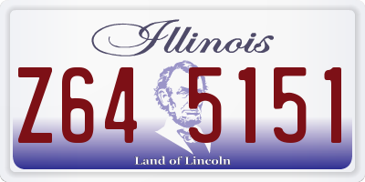 IL license plate Z645151