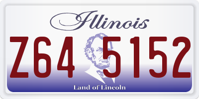 IL license plate Z645152