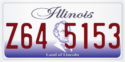 IL license plate Z645153