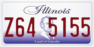IL license plate Z645155