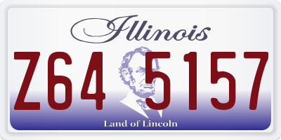 IL license plate Z645157
