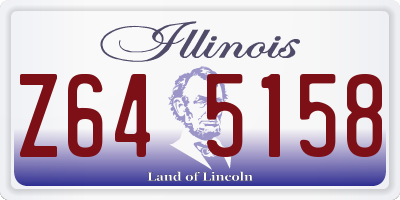 IL license plate Z645158