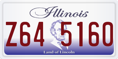 IL license plate Z645160