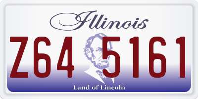 IL license plate Z645161