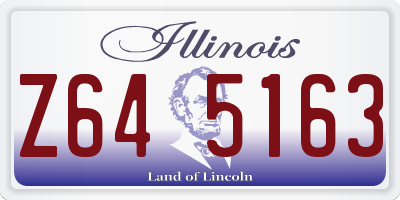 IL license plate Z645163