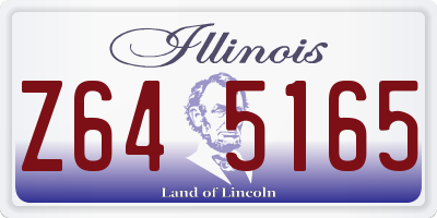 IL license plate Z645165