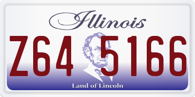 IL license plate Z645166