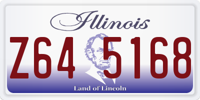 IL license plate Z645168